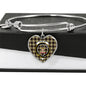 Dunlop Hunting Shine On Bangle Heart