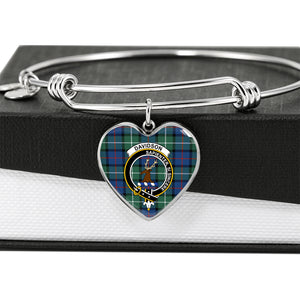 Davidson Of Tulloch Shine On Bangle Heart