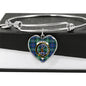 Davidson Of Tulloch Shine On Bangle Heart