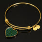 Cranston Modern Scottish Clan Tartan Bracelet Bangle Heart Jewelry Shine On Bangle Heart