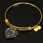 Davidson Of Tulloch Dress Shine On Bangle Heart