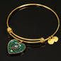 Duncan Ancient Shine On Bangle Heart