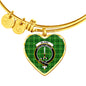 Blane Scottish Clan Tartan Bangle Heart Shine On Bangle Heart