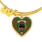 Baxter Modern Scottish Clan Tartan Bangle Heart Shine On Bangle Heart