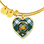Campbell Dress Scottish Clan Tartan Bangle Heart Shine On Bangle Heart