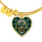 Blackadder Scottish Clan Tartan Bangle Heart Shine On Bangle Heart