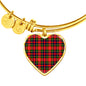 Christie Scottish Clan Tartan Bracelet Bangle Heart Jewelry Shine On Bangle Heart