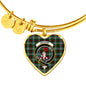 Brodie Scottish Clan Tartan Bangle Heart Shine On Bangle Heart