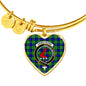 Armstrong Hunting Scottish Clan Tartan Bangle Heart Shine On Bangle Heart