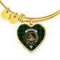 Beveridge Scottish Clan Tartan Bangle Heart Shine On Bangle Heart
