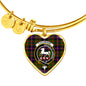 Cochrane Modern Scottish Clan Tartan Bracelet Bangle Heart Jewelry Shine On Bangle Heart