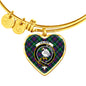 Calder Scottish Clan Tartan Bangle Heart Shine On Bangle Heart