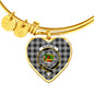 Douglas Grey Shine On Bangle Heart