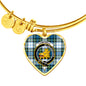 Campbell Dress Ancient Scottish Clan Tartan Bracelet Bangle Heart Jewelry Shine On Bangle Heart