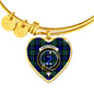 Arbuthnot Scottish Clan Tartan Bangle Heart Shine On Bangle Heart