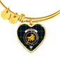 Campbell Of Cawdor Modern Scottish Clan Tartan Bracelet Bangle Heart Jewelry Shine On Bangle Heart