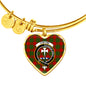 Cheyne Scottish Clan Tartan Bangle Heart Shine On Bangle Heart