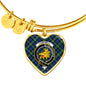 Campbell Argyll Ancient Scottish Clan Tartan Bangle Heart Shine On Bangle Heart