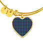 Cooper Ancient Scottish Clan Tartan Bracelet Bangle Heart Jewelry Shine On Bangle Heart