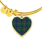 Allison Scottish Clan Tartan Bangle Heart Shine On Bangle Heart