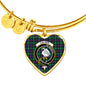 Calder Scottish Clan Tartan Bracelet Bangle Heart Jewelry Shine On Bangle Heart