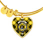 Barclay Dress Scottish Clan Tartan Bangle Heart Shine On Bangle Heart