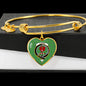 Currie Scottish Clan Tartan Bracelet Bangle Heart Jewelry Shine On Bangle Heart
