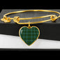 Cranston Modern Scottish Clan Tartan Bracelet Bangle Heart Jewelry Shine On Bangle Heart