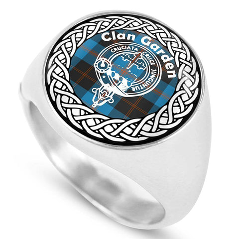 Image of Garden Crest Clan Tartan Ring Scottish