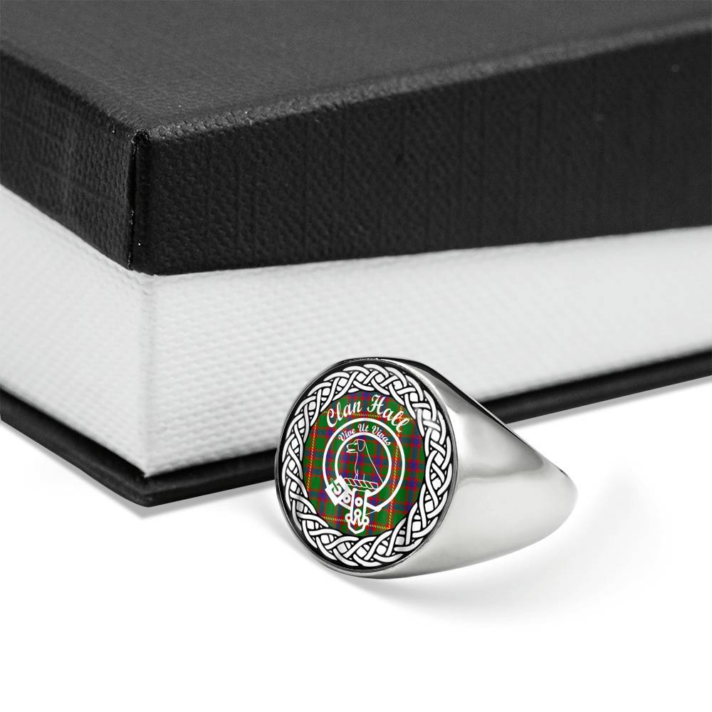 Hall Crest Clan Tartan Ring Scottish