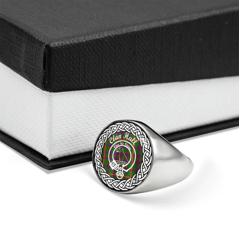 Image of Hall Crest Clan Tartan Ring Scottish