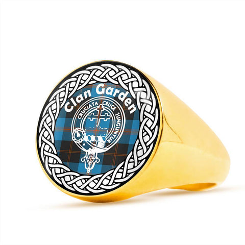 Image of Garden Crest Clan Tartan Ring Scottish