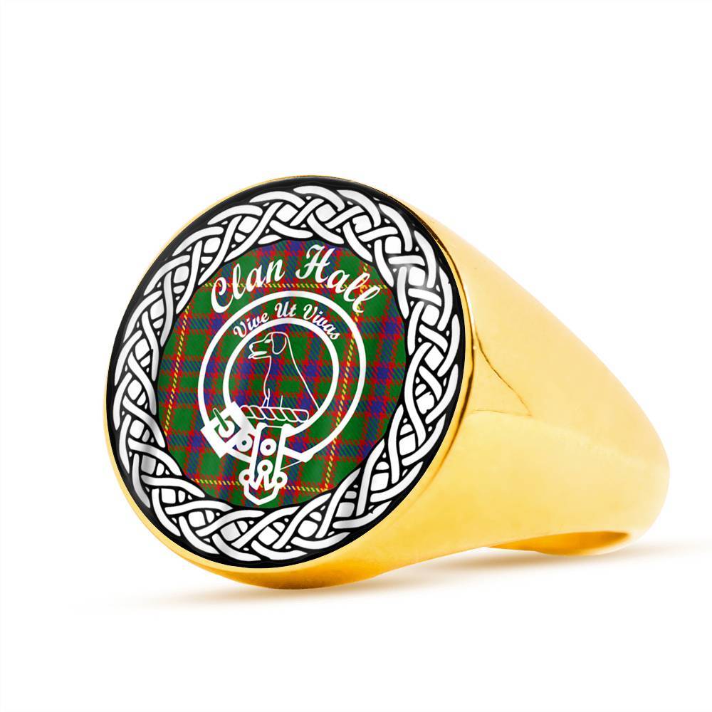 Hall Crest Clan Tartan Ring Scottish