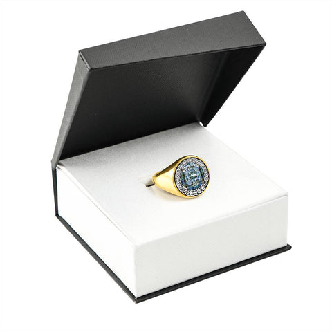 Image of Weir Crest Clan Tartan Ring Scottish