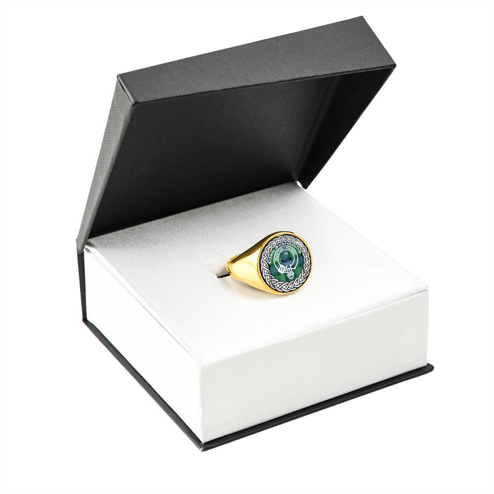 Armstrong Crest Clan Tartan Ring Scottish
