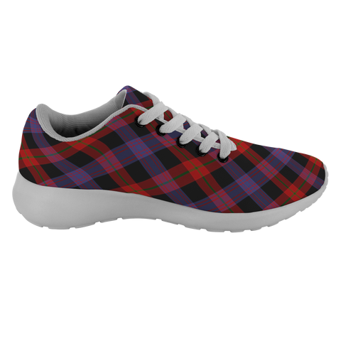 Image of ScottishShop Tartan Sneakers Brown Modern Scotland Running Shoes - shirtskishirt