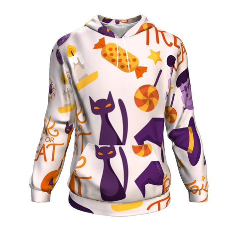 Image of Candy Sweet Trick Or Treat Halloween Hoodie Over Print - shirtskishirt