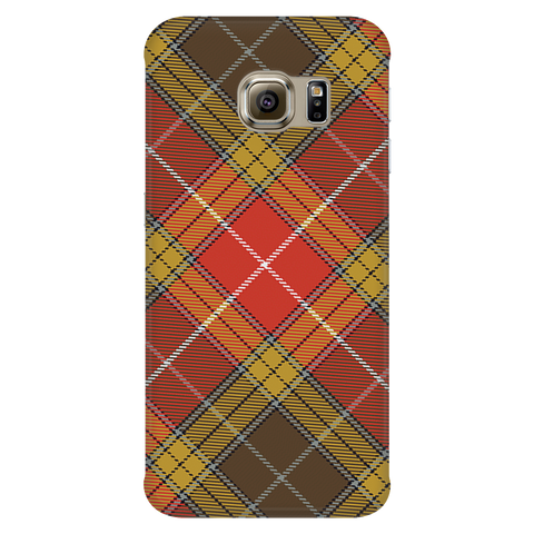 Image of Buchanan Old Set Weathered Scottish Plaid Tartan Phone Case - shirtskishirt