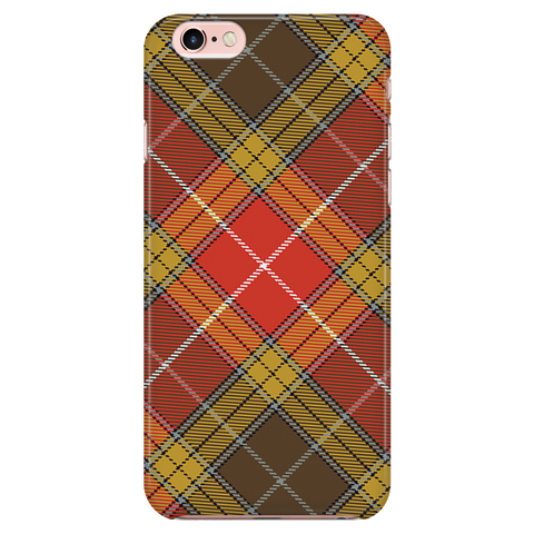 Image of Buchanan Old Set Weathered Scottish Plaid Tartan Phone Case - shirtskishirt