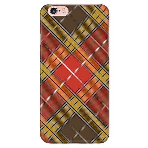 Image of Buchanan Old Set Weathered Scottish Plaid Tartan Phone Case - shirtskishirt