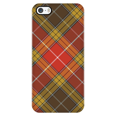 Image of Buchanan Old Set Weathered Scottish Plaid Tartan Phone Case - shirtskishirt