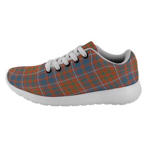 Image of ScottishShop Tartan Sneakers Cameron Of Lochiel Ancient Scotland Tartan Running Shoes - shirtskishirt