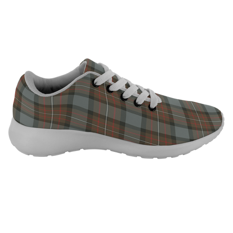 Image of ScottishShop Tartan Sneakers Ferguson Weathered Scotland Tartan Running Shoes - shirtskishirt