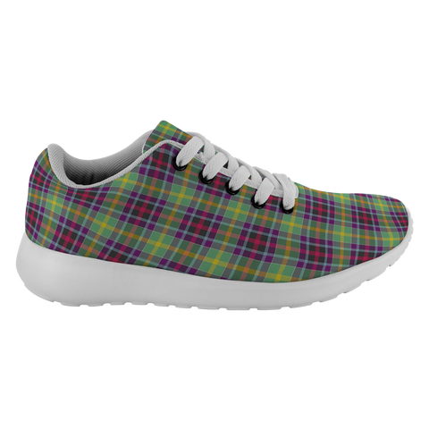 Image of ScottishShop Tartan Sneakers Clephan Scotland Tartan Running Shoes - shirtskishirt