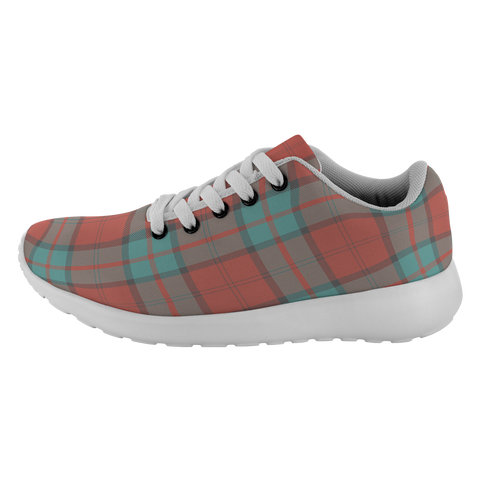 Image of ScottishShop Tartan Sneakers Dunbar Ancient Scotland Tartan Running Shoes - shirtskishirt