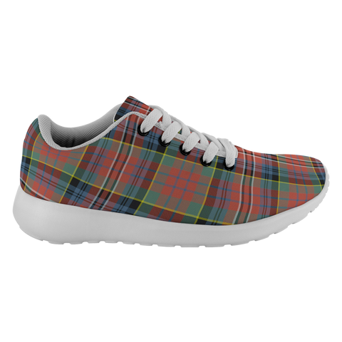 Image of Tartan Sneakers - MacPherson Ancient Scotland | Unisex Tartan Running Shoes | Sneakers Men & Women Tartan Shoes