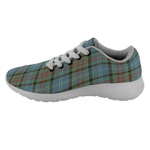 Image of Tartan Sneakers - Paisley Scotland | Unisex Tartan Running Shoes | Sneakers Men & Women Tartan Shoes