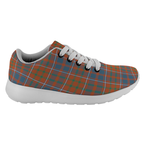 Image of ScottishShop Tartan Sneakers Cameron Of Lochiel Ancient Scotland Tartan Running Shoes - shirtskishirt