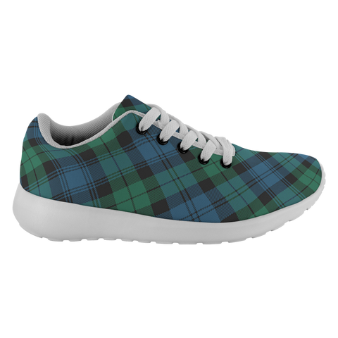 Image of ScottishShop Tartan Sneakers Blackwatch Ancient Scotland Running Shoes - shirtskishirt