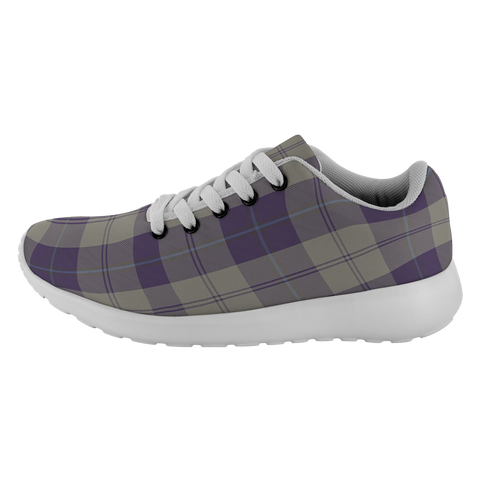 Image of ScottishShop Tartan Sneakers Cunningham Dress Blue Dancers Scotland Tartan Running Shoes - shirtskishirt